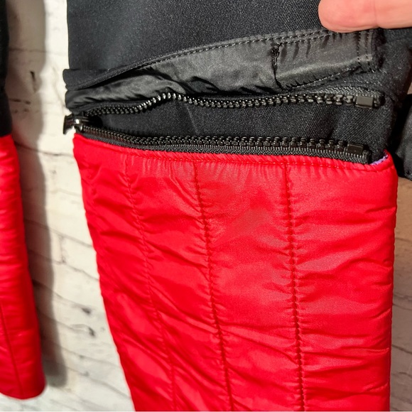 Vintage SKYR Retro Ski Snow Fitted Pants Removable Flare Padded Leg Size 8 EUC - Picture 6 of 15
